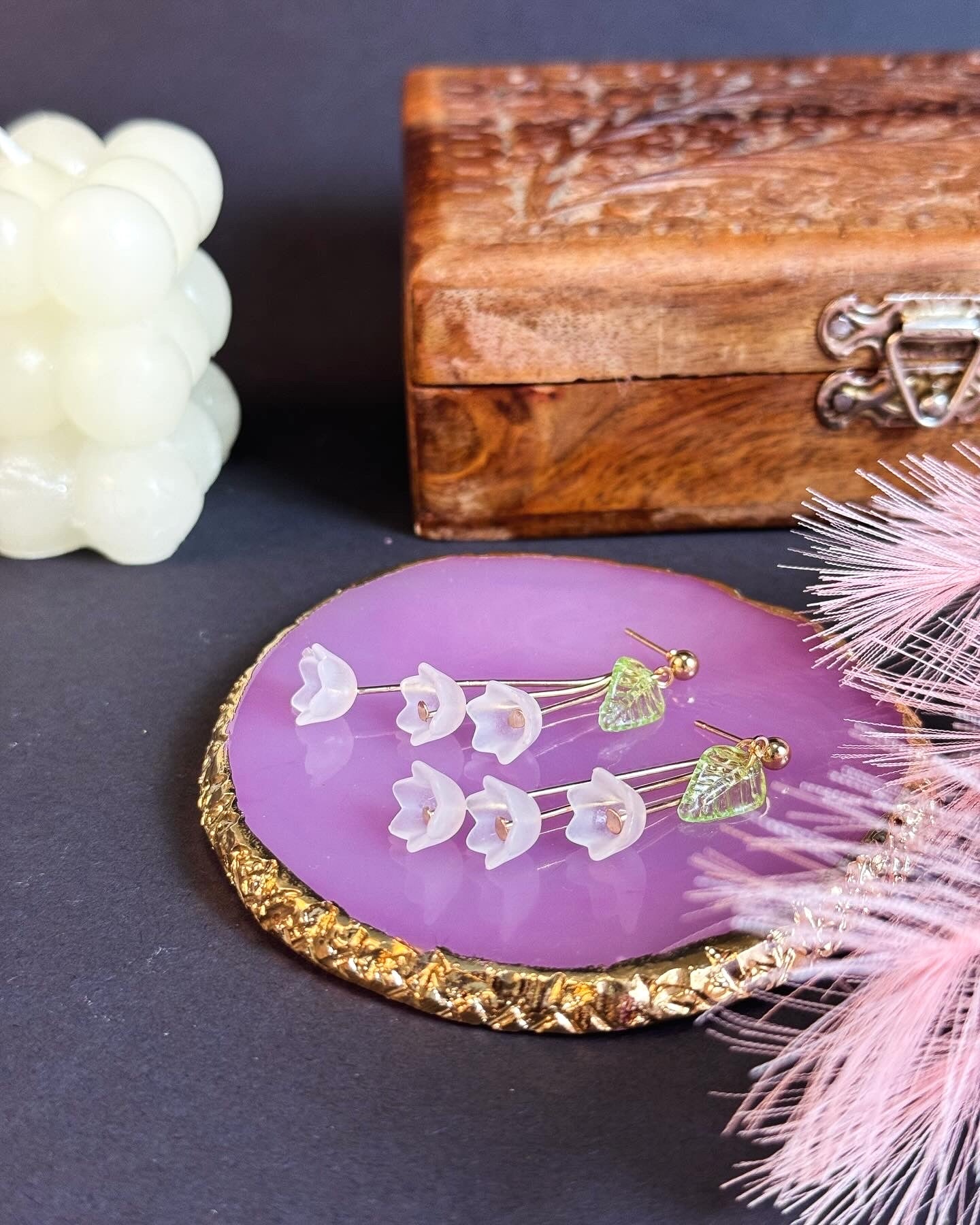 Lily of the Valley Earrings Flower Earrings