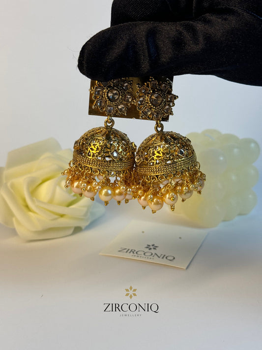 Boho indische/pakistanische Jhumka für Frauen