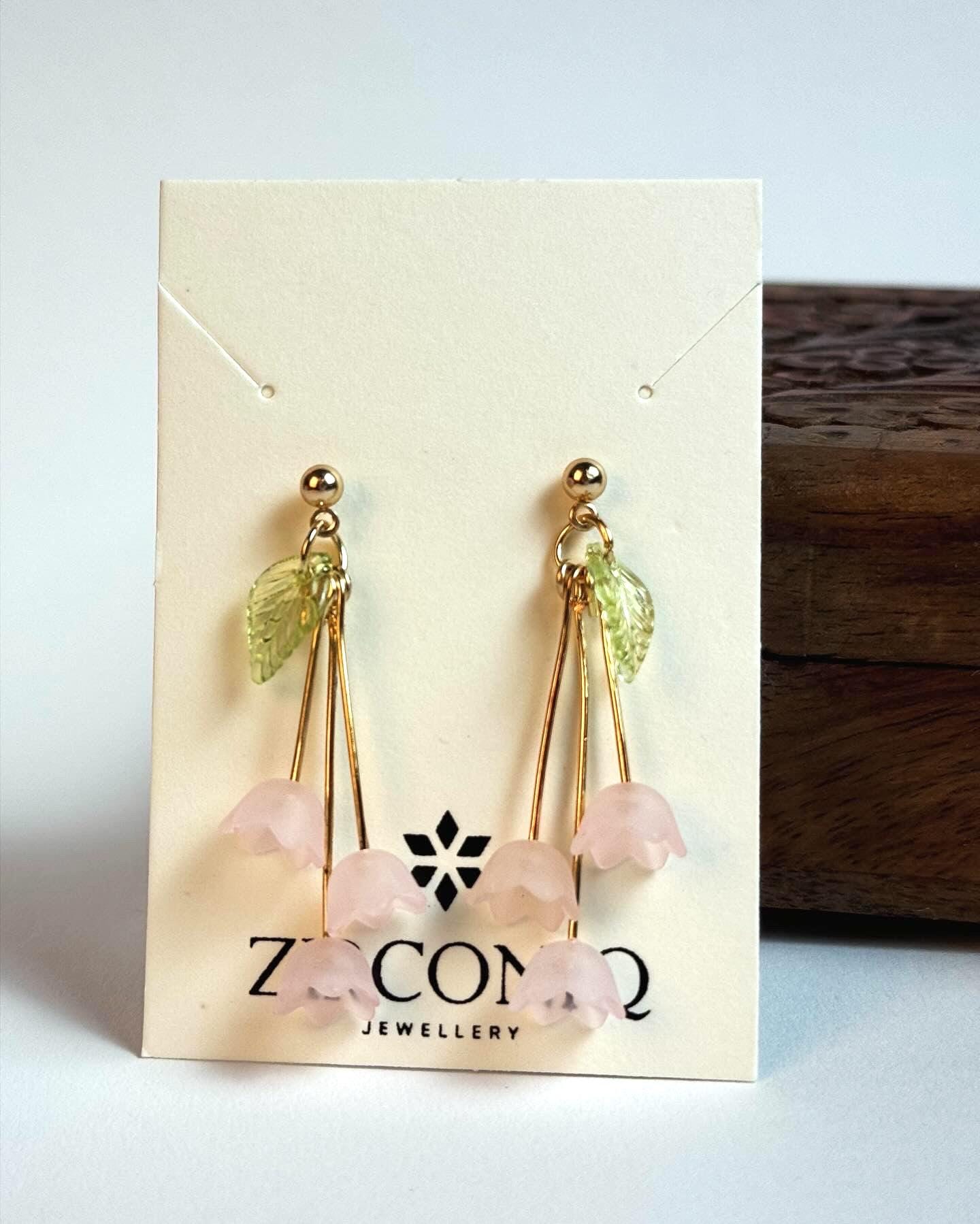 Lily of the Valley Earrings Flower Earrings