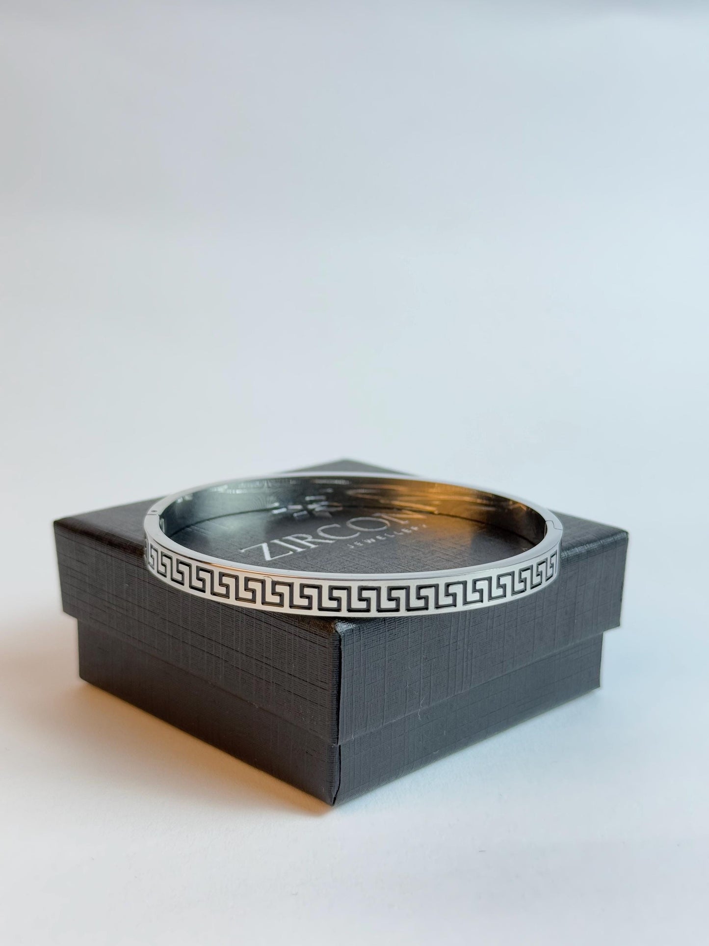 Gold Plated Bangle Bracelet by Zirconiq