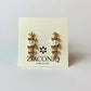 18K Gold-Plated Bamboo-Inspired Pearl Drop Earrings