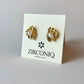 18K Gold-Plated Pearl Earrings