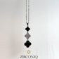 Triple Four-Leaf Clover Necklace