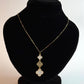 Triple Four-Leaf Clover Necklace
