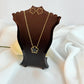 Five Leaf Black Clover Necklace Set