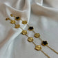 Five Leaf Clover Bracelet Gold - Lucky Bracelet