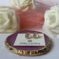 Gold Heart Stud Earrings with Mother of Pearl