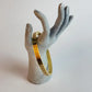Gold Plated Bangle Bracelet by Zirconiq