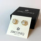 Gold Plated Pearl Studs