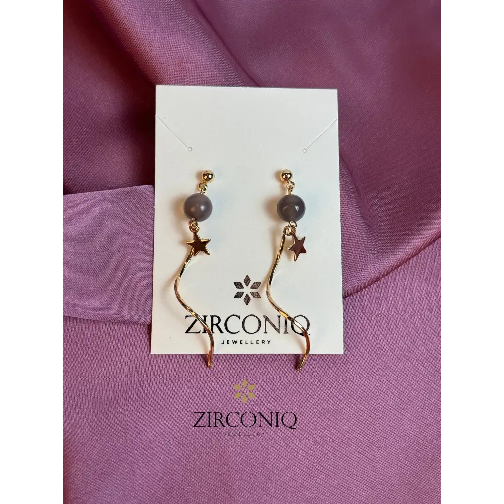 Gold Twisted Swirl Earrings