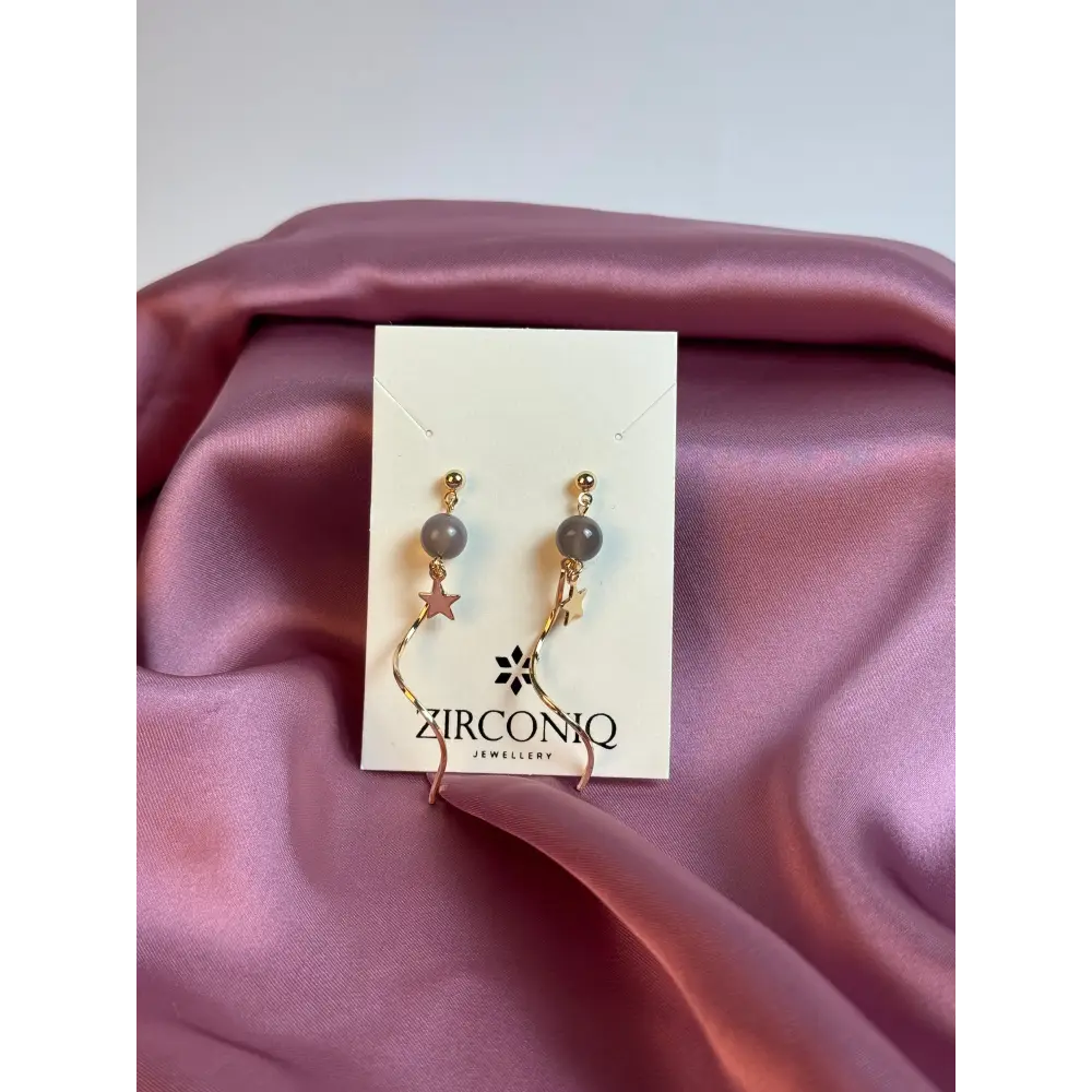 Gold Twisted Swirl Earrings