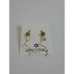 Gold Twisted Swirl Earrings