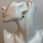 Modern Round ball drop earring