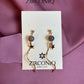Gold Twisted Swirl Earrings