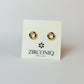 18K Gold Plated Mini Donut Stud Earrings