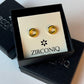 18K Gold Plated Mini Donut Stud Earrings