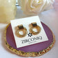 Multi Circle Layered Drop Earrings
