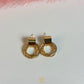 Multi Circle Layered Drop Earrings