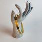 Gold Plated Bangle Bracelet by Zirconiq