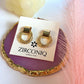 Multi Circle Layered Drop Earrings