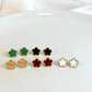 Luxe Clover Charm Earrings