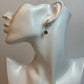 Modern Round ball drop earring
