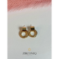 Multi Circle Layered Drop Earrings