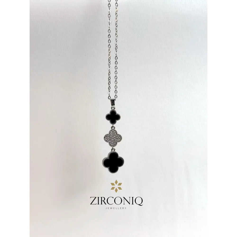Triple Four-Leaf Clover Necklace